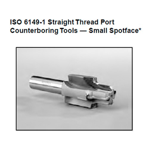 ISO 61491 Straight Thread Port Counterboring Tools — Small Spotface*